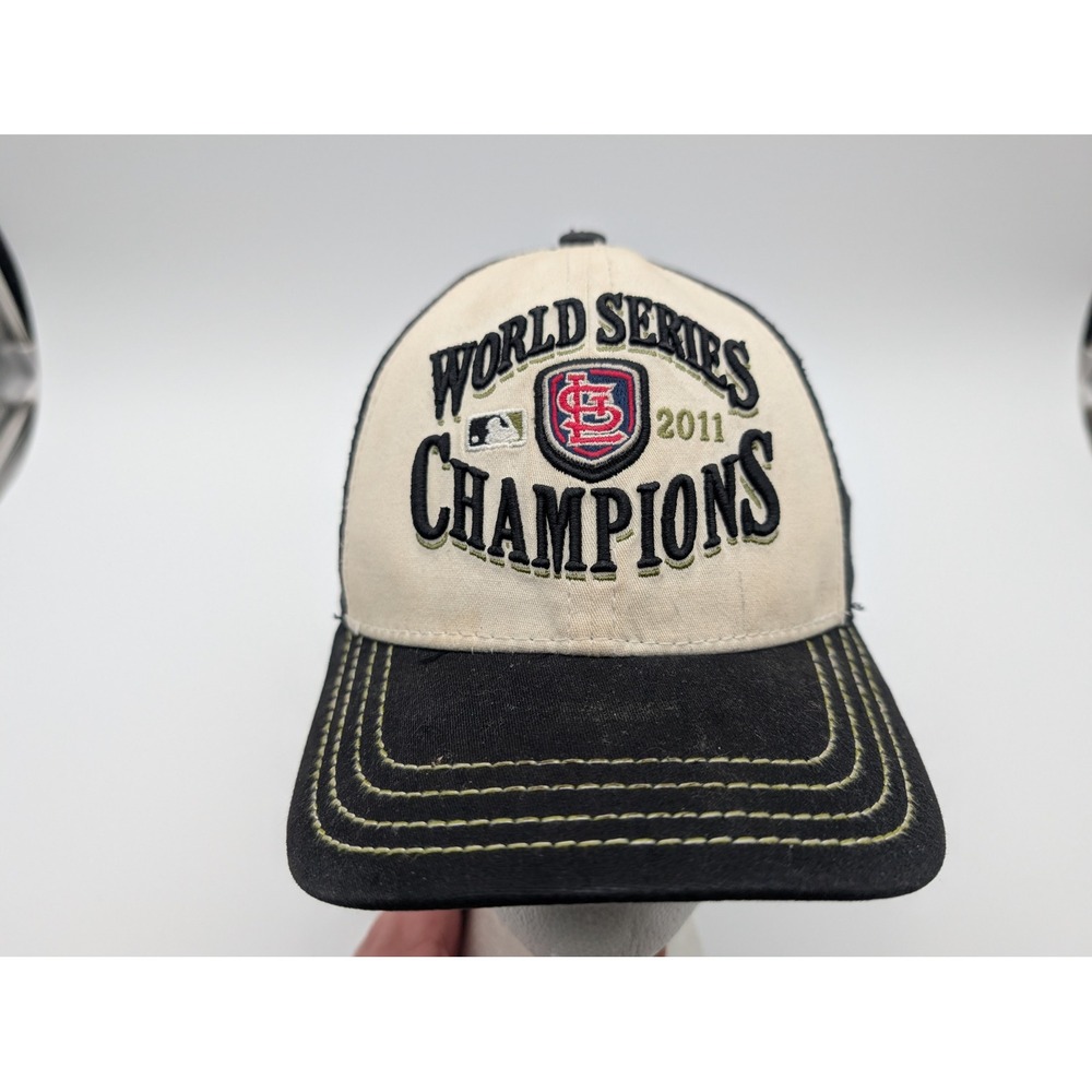 New Era 39THIRTY St Louis Cardinals 2011 World Series Champions Hat Youth Black